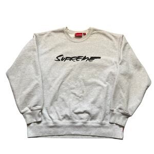 Supreme Futura Logo Crewneck Sweatshirt Sz L Made In Canada